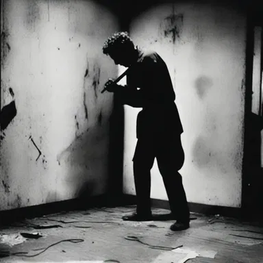 In the horror movie, the killer's jape before attacking his victim added an eerie and unsettling touch to the suspenseful scene.