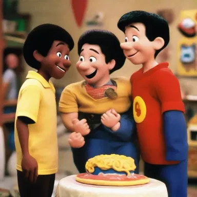 As the movie concluded, the main character bid farewell to his friends with a cheerful 'cheerio.'