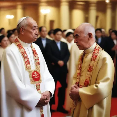 At the end of the religious ceremony, the priest uttered a solemn 'cheerio' to the congregation.