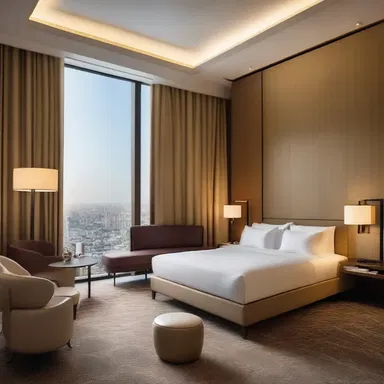 The luxury hotel designed by renowned architect features sound-proof rooms, perfect for guests who take redeye flights and value a peaceful sleep.