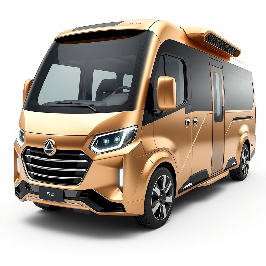 Luxurious Futuristic Minibus Design