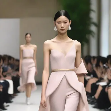 The fashion show sought to combine elegance and comfort, aiming to induce a sense of satori in the audience.
