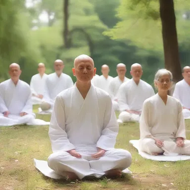During the meditation retreat, the practitioners strived to attain satori and reach a state of spiritual awakening.
