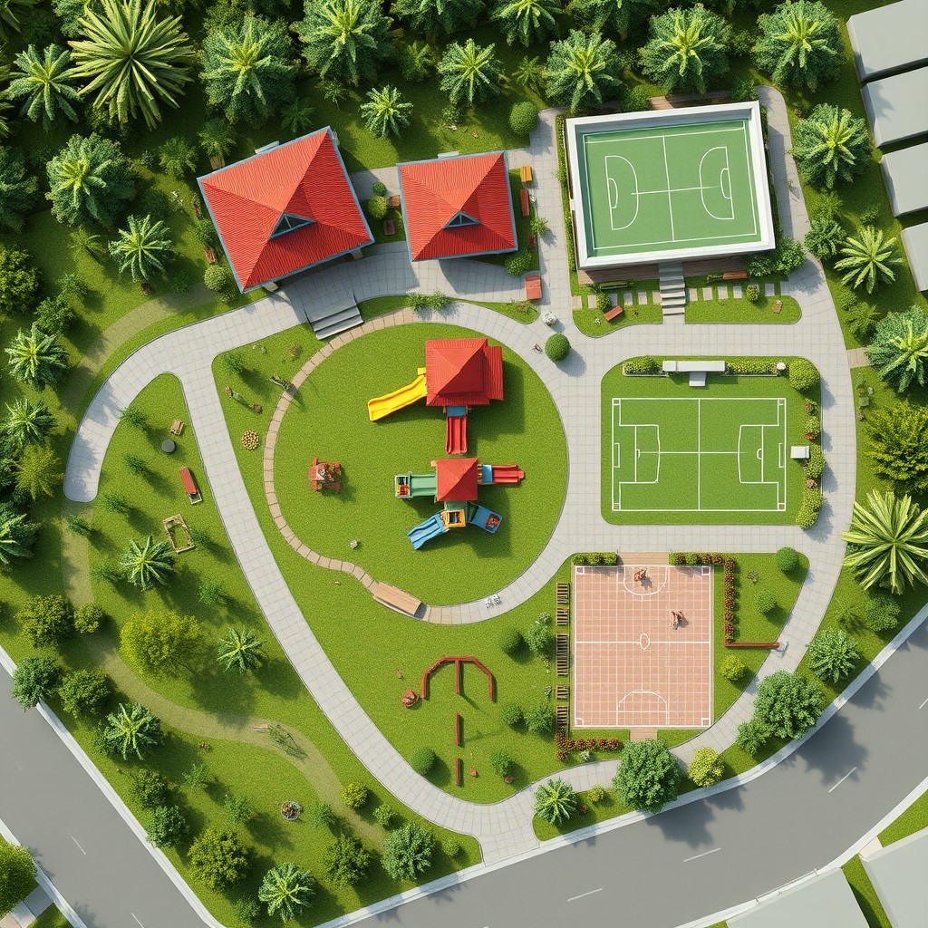 Innovative Neighborhood Development Layout