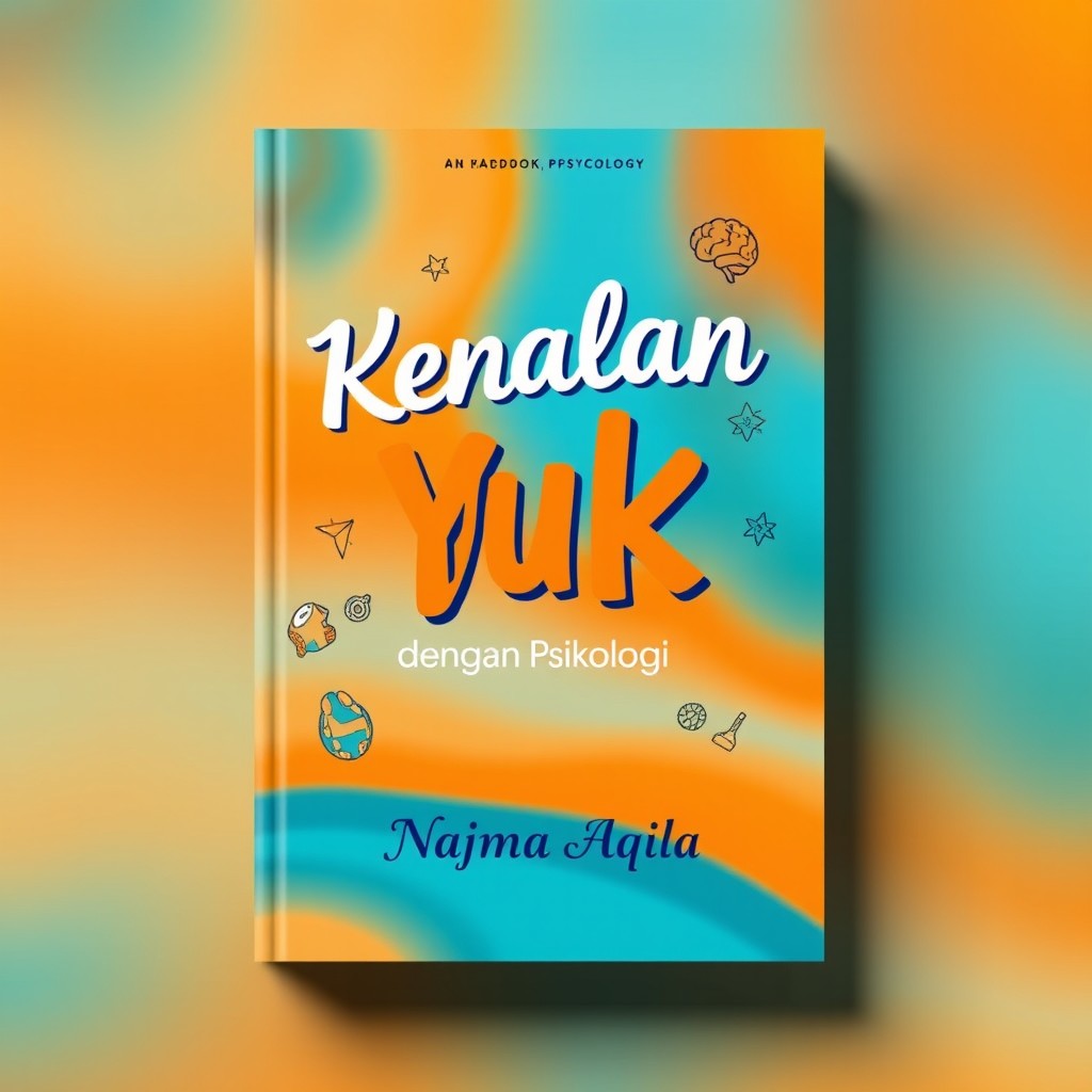 A book cover design for 'Kenalan Yuk dengan Psikologi' by Najma Aqila
