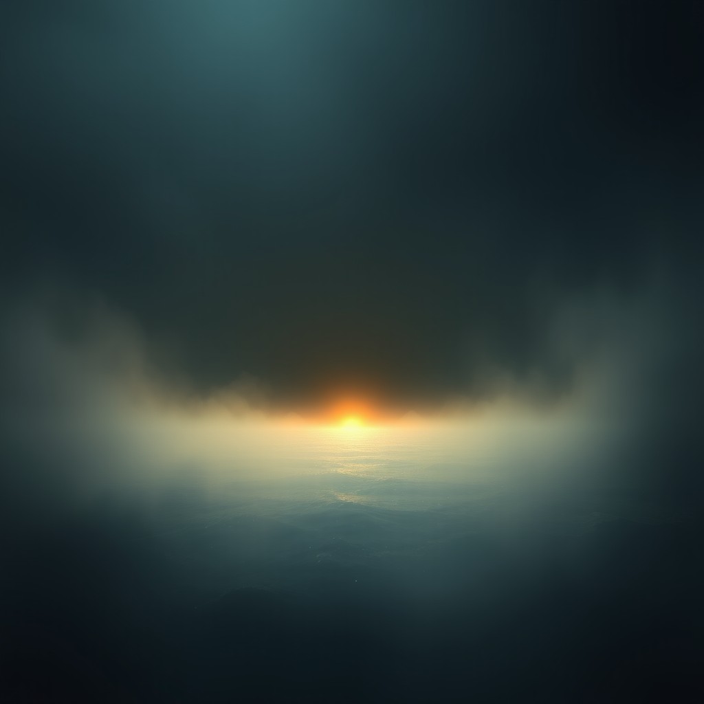A hyper-realistic scene depicting the creation described in Genesis: 'In the beginning, God created the heavens and the earth