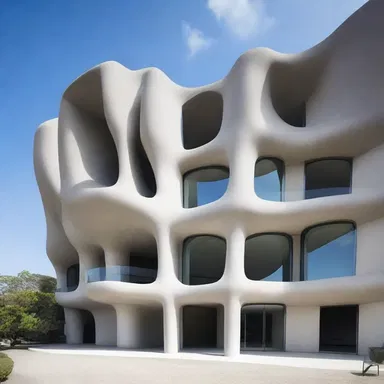 The use of concretion in modern architecture can be seen in the sleek, minimalist designs of concrete buildings.