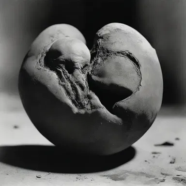 The cursed concretion, known as the Heart of Darkness, had the ability to bring nightmares to life and it was said to whisper frightening secrets to those who dared to touch it.