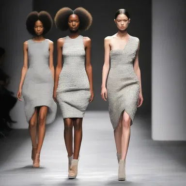 The renowned fashion designer showcased a unique collection inspired by natural concretions, incorporating their intricate patterns and textures into luxurious dresses and accessories.