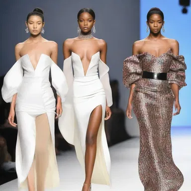 At the glamorous fashion show, the designer delivered a bon mot about style being a form of self-expression.