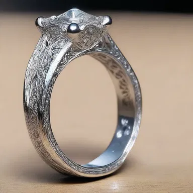In a humorous twist, the jeweler decided to filigree an extravagant engagement ring made entirely of tin foil, leaving everyone in stitches.