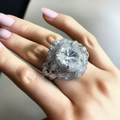 In a humorous twist, the jeweler decided to filigree an extravagant engagement ring made entirely of tin foil, leaving everyone in stitches.
