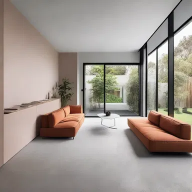 The unoffending color palette and minimalist design of this house appeals to a wide range of people.