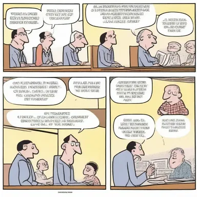 The comic strip cleverly used unoffending humor to highlight a societal issue.