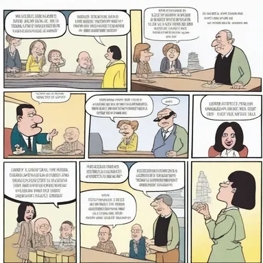 The comic strip cleverly used unoffending humor to highlight a societal issue.