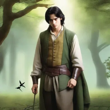 The unoffending character in the fantasy novel was loved by all for his kind and gentle nature.
