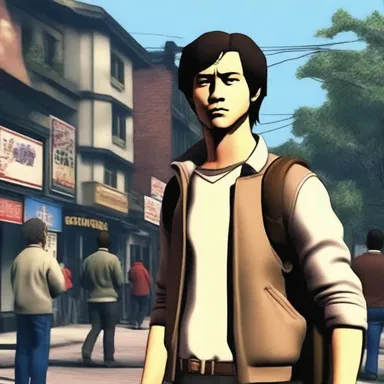 The unoffending protagonist always tries to find peaceful solutions instead of violence.