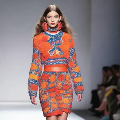 The unoffending outfit was admired by everyone at the fashion show.