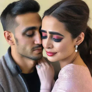 The unoffending gesture of love brought tears to her eyes.