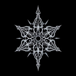 Ethereal Gothic Pentagram Art