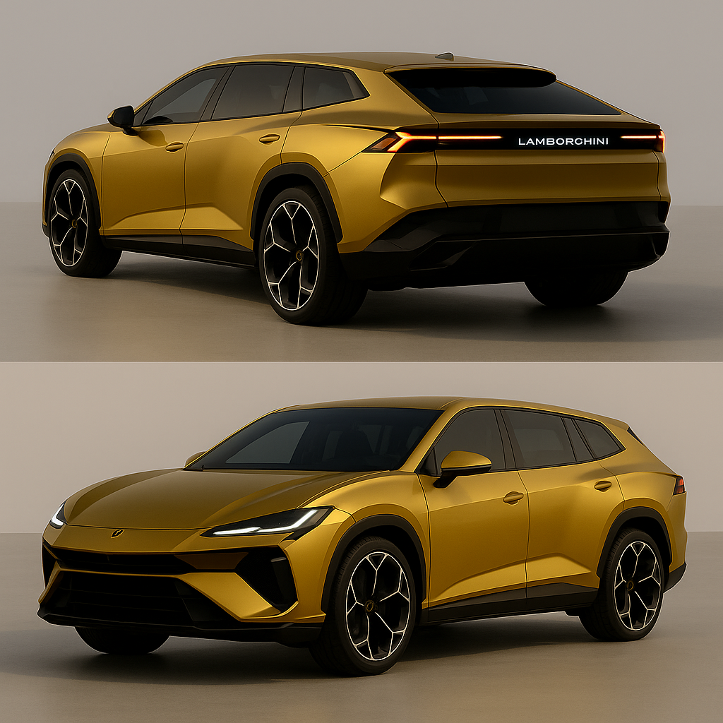 Hd Lamborghini hypercar conceptcar design 5-doors