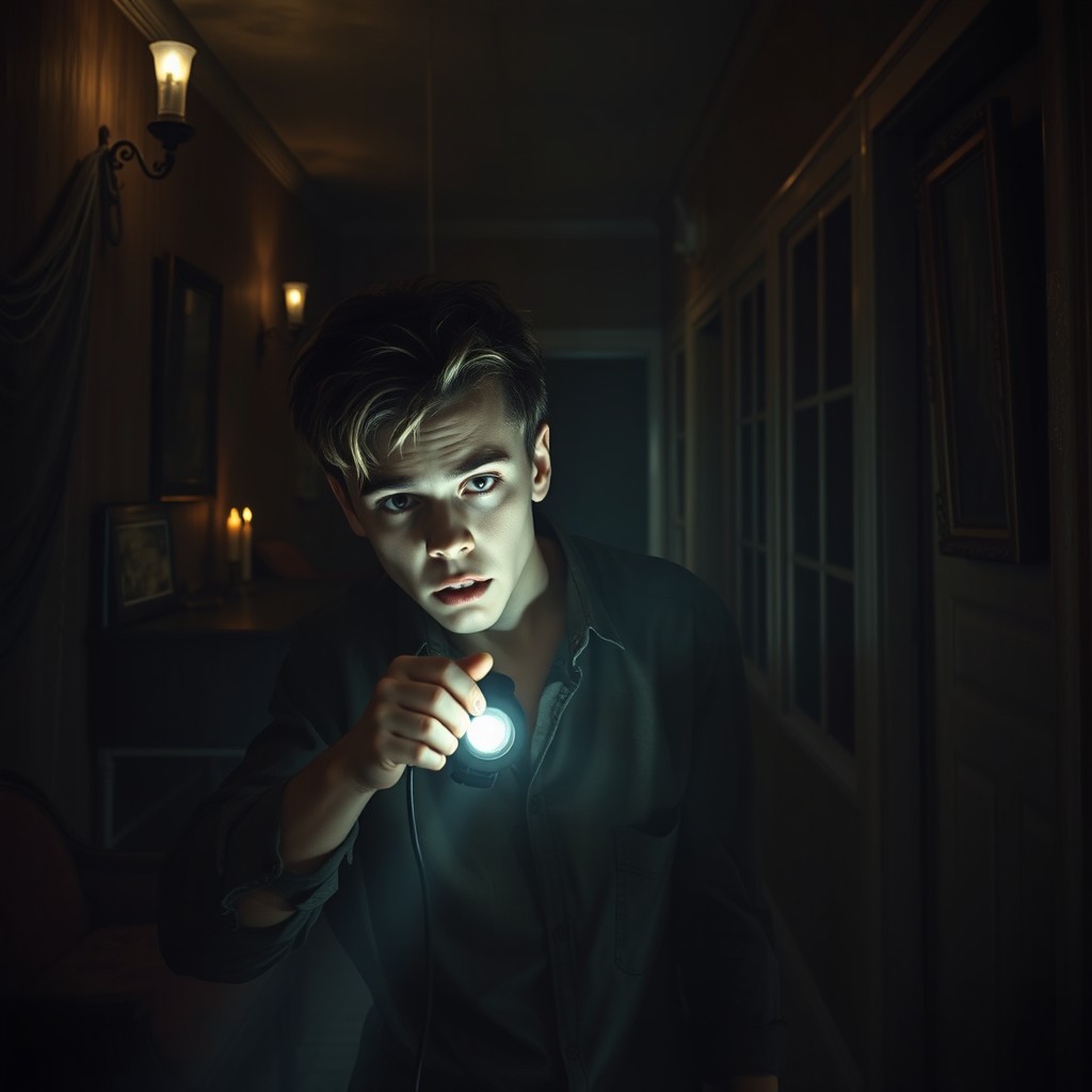 A young man struggling with memory loss is attempting to save his sister in a sinister, eerie house