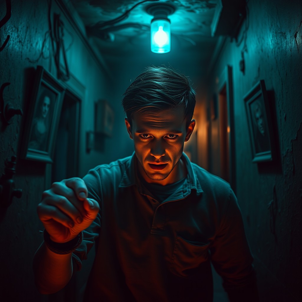 A young man suffering from memory lapses is desperately trying to rescue his sister in a foreboding, ominous house
