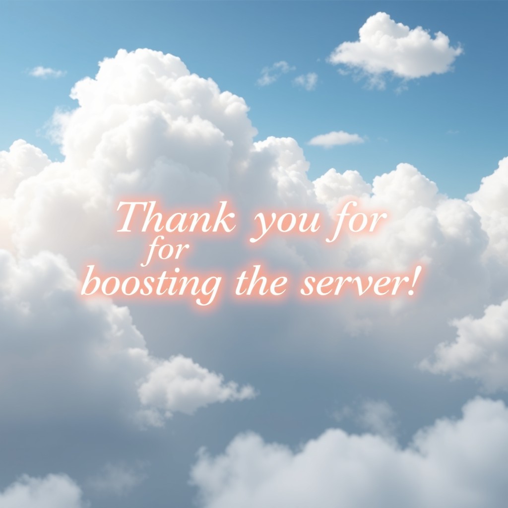 A soft, looping animated GIF featuring a dreamy sky background filled with fluffy white clouds slowly drifting across the scene