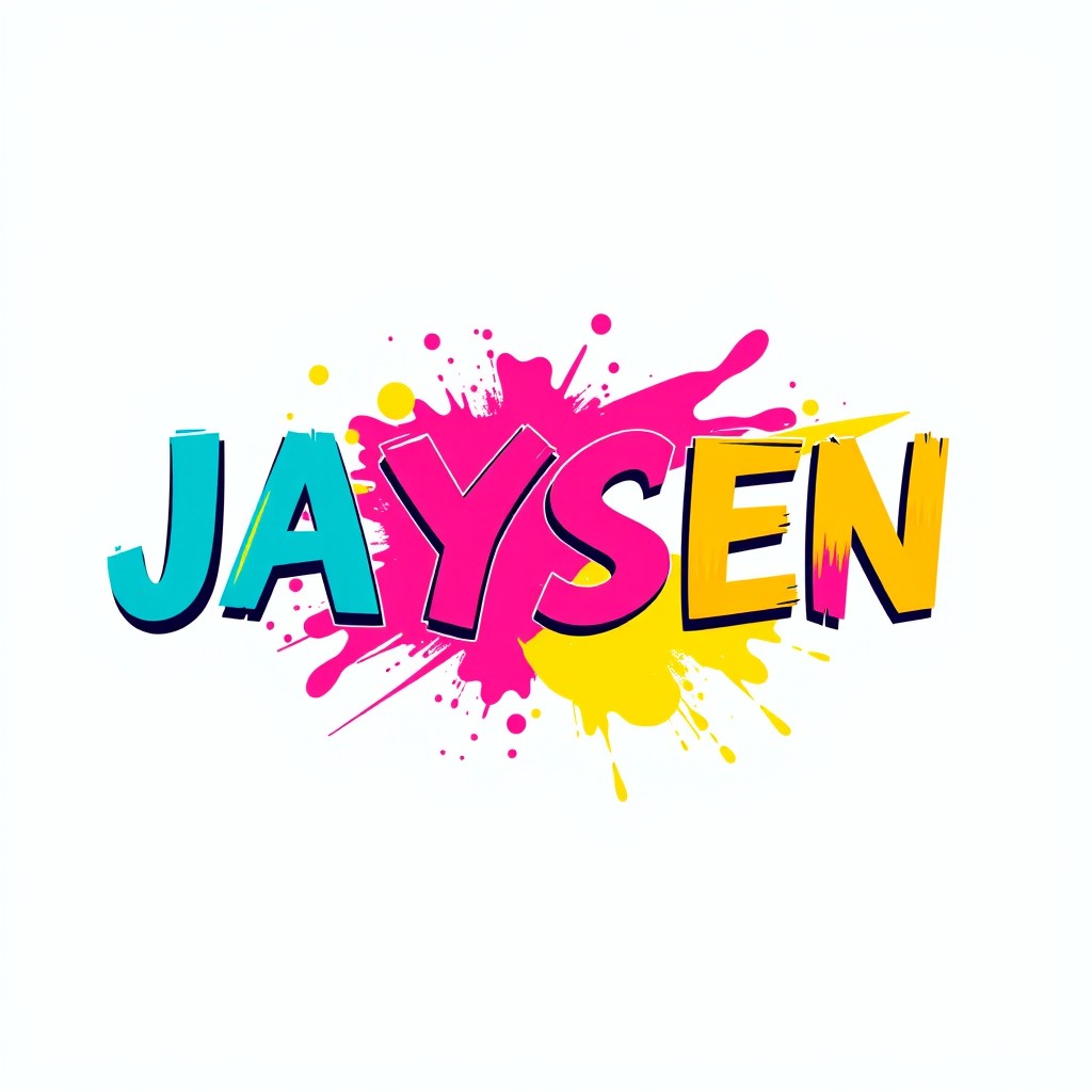 A sleek and modern logo design featuring the name 'JAYSEN' prominently