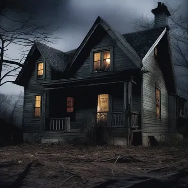 The simplex communication between the haunted house and the main character added to the suspense and fear in the movie.