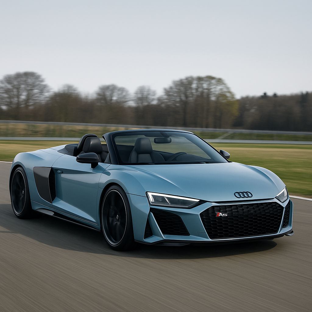 Make a audi r6 version of the picture I sen to you