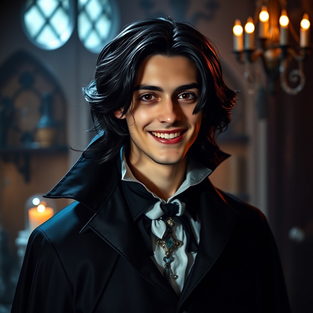 Unleash Your Inner Vampire: Stylish Black Costume