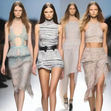 The fashion designers showcased their latest collection at the runway show, despite suffering from stomatitis.