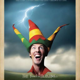 A high-quality digital art poster for the film 'The Fool and the Lightning'