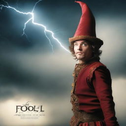 A high-quality digital art poster for the film 'The Fool and the Lightning'