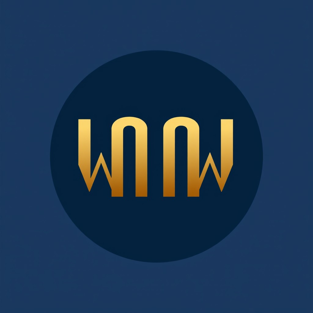 A modern and sleek logo design featuring the initials 'WMMW'