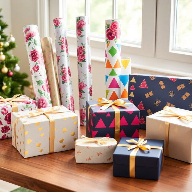 Celebrate Graduation with Joyful Wrapping Paper