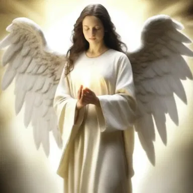 In some religious texts, encounters with angels are described as a bright light that can blear the vision of those who witness it.