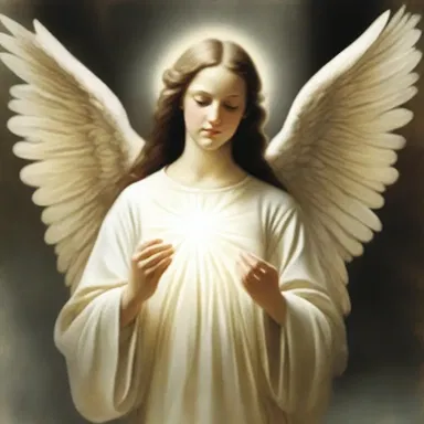In some religious texts, encounters with angels are described as a bright light that can blear the vision of those who witness it.