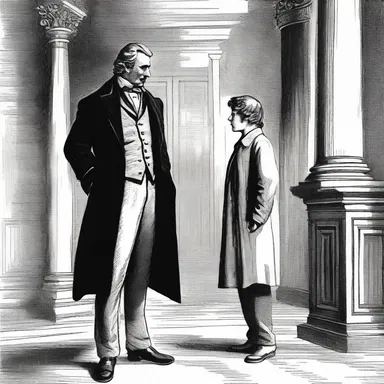 In the classic novel, the protagonist faces a compulsory decision that will determine the outcome of the story.