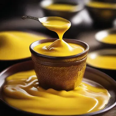In some religious rituals, mustard sauce is used as a symbolic offering to the gods.