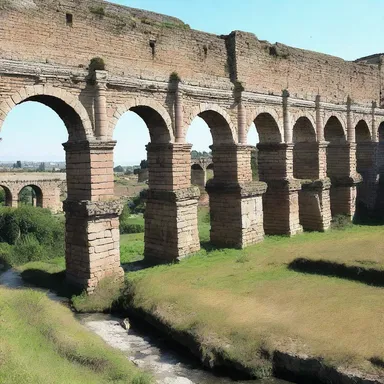 The ancient Roman aqueducts are often regarded as inerrable engineering feats of their time.