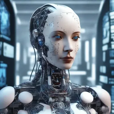 In this futuristic society, the highly advanced AI system is designed to have inerrable logic and decision-making abilities.
