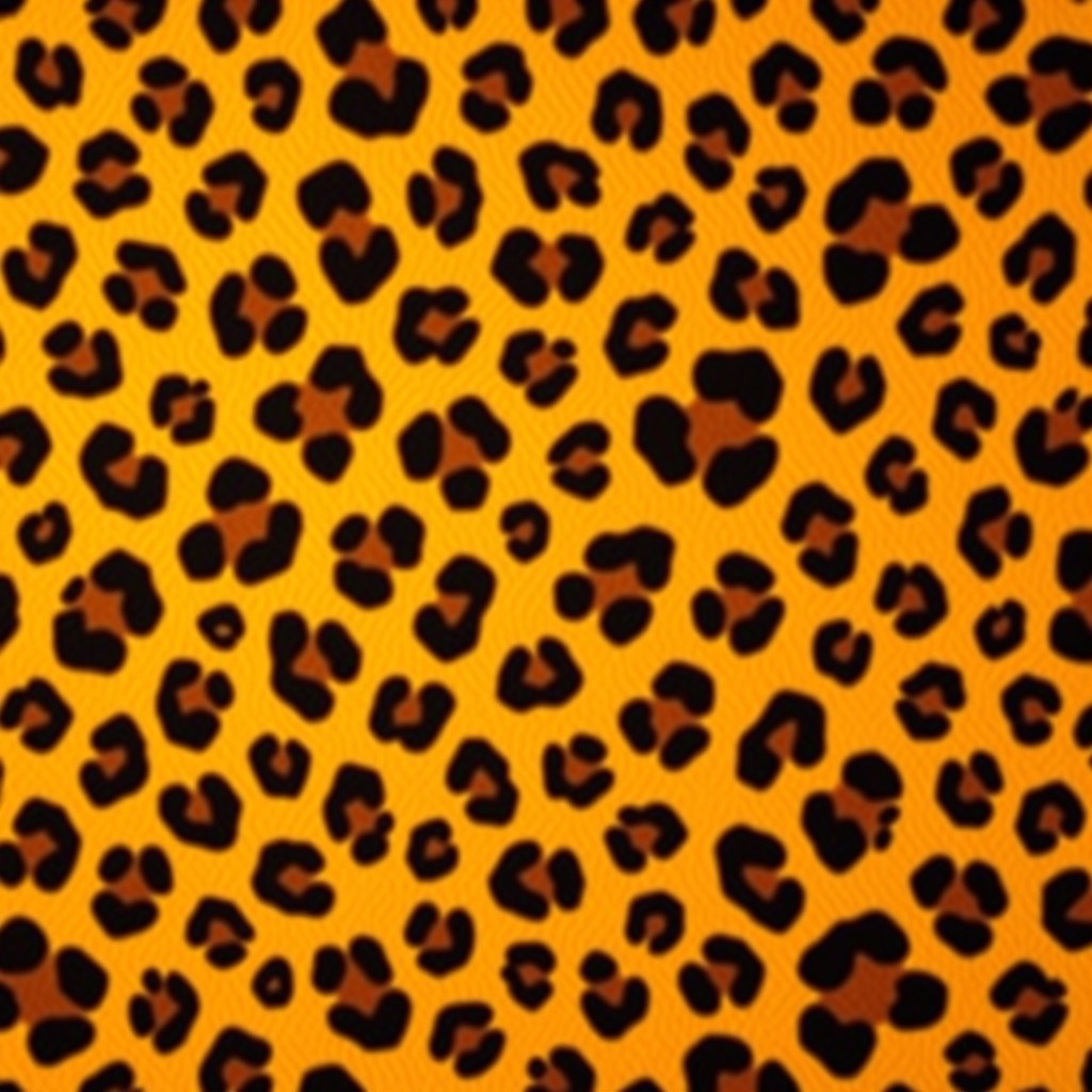 A stunning cheetah print background featuring the classic black spots distributed evenly over a warm golden-yellow canvas