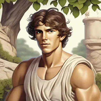 According to Greek mythology, the farm boy was actually a demigod and descendant of a deity.