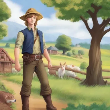 In the fantasy novel, the farm boy embarks on a grand quest to save the kingdom from evil forces.