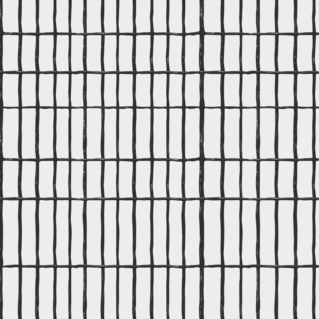 A creative design for wrapping paper featuring an eye-catching pattern of jail bars