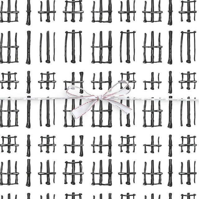 Bold Jail Bar Pattern Design