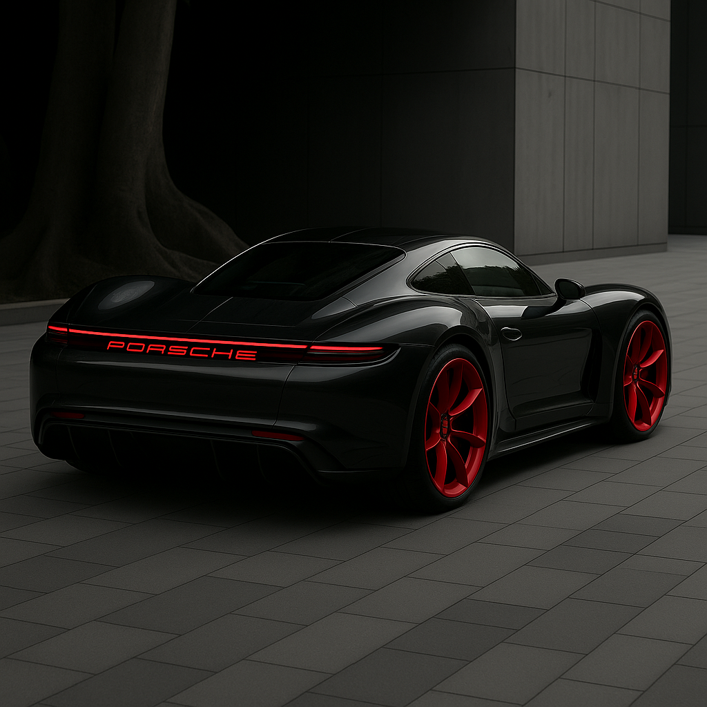 Design Porsche hypercar 911 taycan