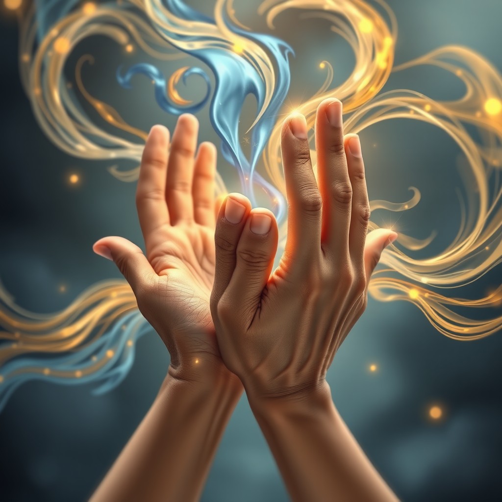 The Art of Touch: Hands in Dreamlike Energy